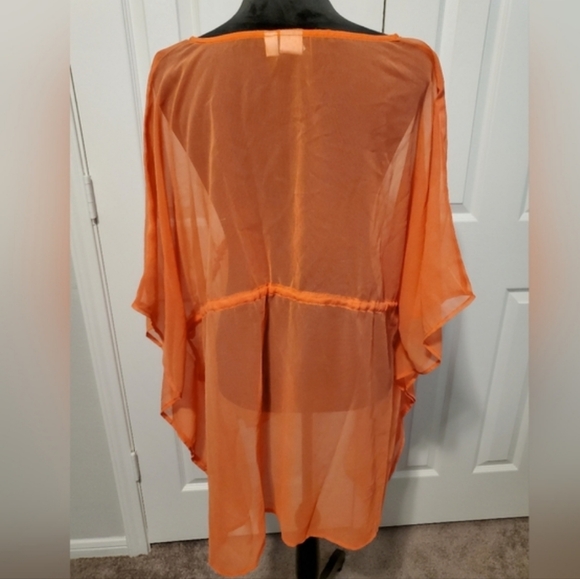 Just Class Swimsuit Cover-Ups w/ Tie Waist and Tassels Set of 2 - Picture 8 of 10